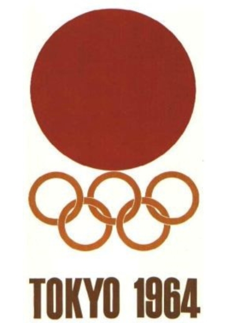 Offisiell plakat fra OL i Tokyo 1964.