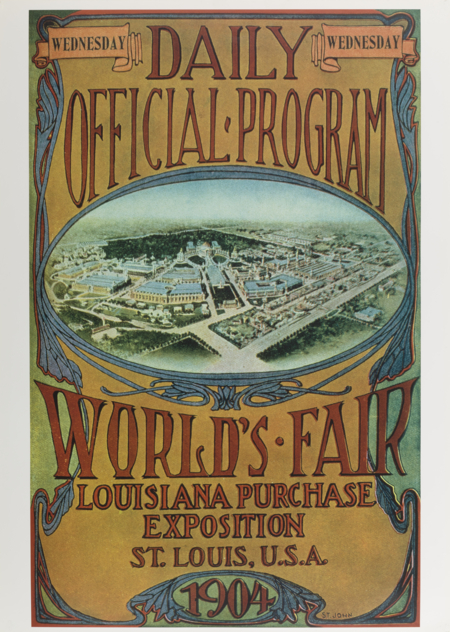 Offisiell plakat fra OL i St.Louis i 1904