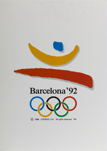 Offisiell plakat fra OL i Barcelona i 1992.