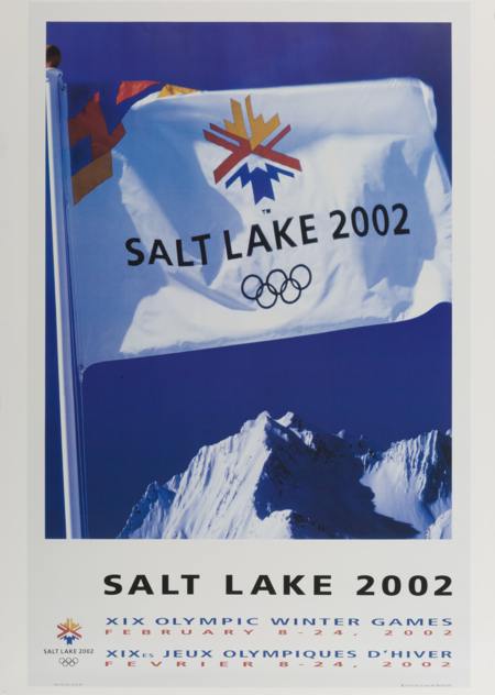 Offisiell plakat fra OL i Salt lake City i 2002.